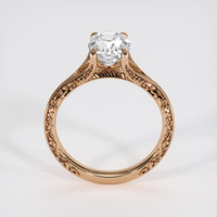 2.05 Ct. White Sapphire Ring, 18K Rose Gold 3