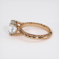 2.05 Ct. White Sapphire Ring, 18K Rose Gold 4