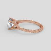 2.08 Ct. White Sapphire Ring, 18K Rose Gold 4