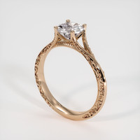 1.19 Ct. Sapphire Ring, 18K Rose Gold 2