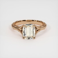 2.07 Ct. Sapphire Ring, 18K Rose Gold 1