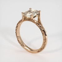 2.07 Ct. Sapphire Ring, 18K Rose Gold 2