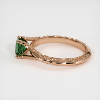 0.65 Ct. Sapphire Ring, 18K Rose Gold 4