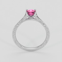 1.07 Ct. Purplish Pink Spinel Ring, Silver 3