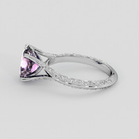 2.20 Ct. Violet Spinel Ring, Silver 4
