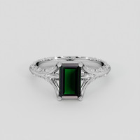 1.49 Ct. Tsavorite Garnet Ring, Silver 1