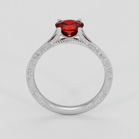 1.00 Ct. Ruby Ring, Silver 3