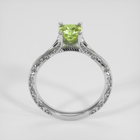 1.24 Ct. Green Sapphire Ring, Silver 3