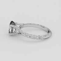 2.10 Ct. White Sapphire Ring, Silver 4