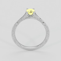 0.87 Ct. Yellow Sapphire Ring, Silver 3