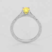 1.39 Ct. Yellow Sapphire Ring, Silver 3