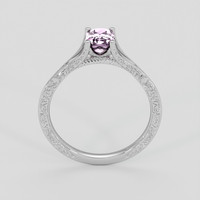 1.05 Ct. Pink Sapphire Ring, 10K White Gold 3