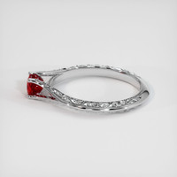 0.44 Ct. Ruby Ring, 10K White Gold 4
