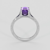 2.13 Ct. Purple Sapphire Ring, 10K White Gold 3