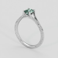 0.81 Ct. Bi Color / Parti Sapphire Ring, 10K White Gold 2