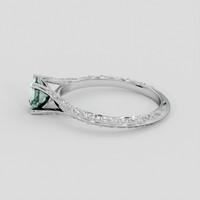0.81 Ct. Bi Color / Parti Sapphire Ring, 10K White Gold 4