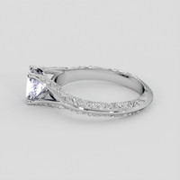 0.52 Ct. Bluish Purple Sapphire Ring, 10K White Gold 4