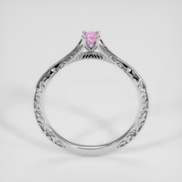 0.23 Ct. Pink Sapphire Ring, 10K White Gold 3
