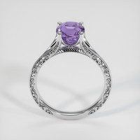 2.10 Ct. Purple Sapphire Ring, 10K White Gold 3