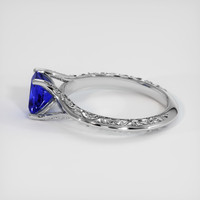 0.89 Ct. Sapphire Ring, 14K White Gold 4
