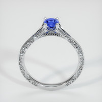 0.69 Ct. Sapphire Ring, 14K White Gold 3
