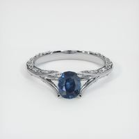 1.07 Ct. Sapphire Ring, 14K White Gold 1