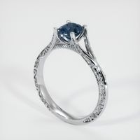1.07 Ct. Sapphire Ring, 14K White Gold 2
