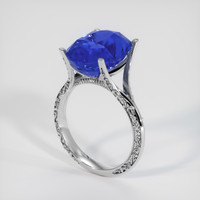 8.43 Ct. Sapphire Ring, 14K White Gold 2