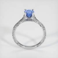 0.97 Ct. Sapphire Ring, 14K White Gold 3
