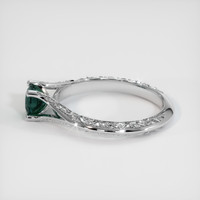0.56 Ct. Sapphire Ring, 14K White Gold 4