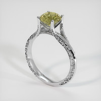1.90 Ct. Sapphire Ring, 14K White Gold 2
