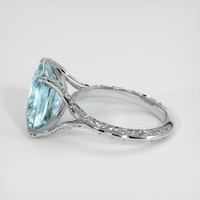 4.55 Ct. Gemstone Ring, 14K White Gold 4