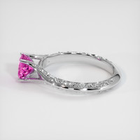 1.10 Ct. Sapphire Ring, 14K White Gold 4