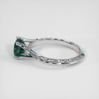 1.12 Ct. Bi Color Sapphire Ring, 14K White Gold 4