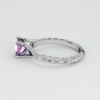 1.11 Ct. Purple Sapphire Ring, 14K White Gold 4