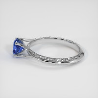 1.22 Ct. Blue Sapphire Ring, 14K White Gold 4