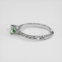 0.62 Ct. Green Sapphire Ring, 14K White Gold 4