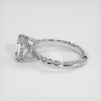 1.95 Ct. White Sapphire Ring, 14K White Gold 4