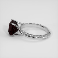 3.15 Ct. Color Change Sapphire Ring, 14K White Gold 4
