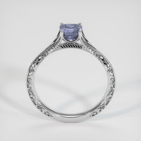 0.98 Ct. Bluish Purple Sapphire Ring, 14K White Gold 3