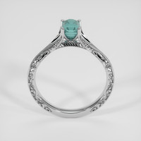 1.58 Ct. Greenish Blue Sapphire Ring, 14K White Gold 3