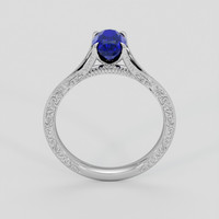 1.70 Ct. Blue Sapphire Ring, 14K White Gold 3
