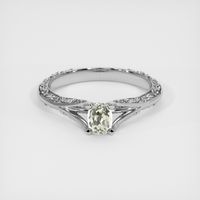 0.60 Ct. Sapphire Ring, 14K White Gold 1