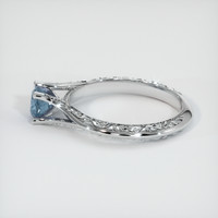 0.61 Ct. Sapphire Ring, 14K White Gold 4
