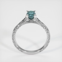 0.89 Ct. Sapphire Ring, 14K White Gold 3