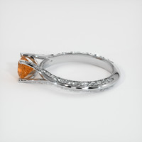 0.63 Ct. Sapphire Ring, 14K White Gold 4
