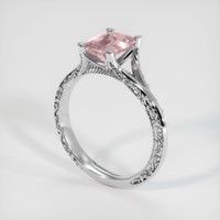 1.18 Ct. Sapphire Ring, 14K White Gold 2
