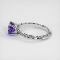 2.08 Ct. Sapphire Ring, 14K White Gold 4