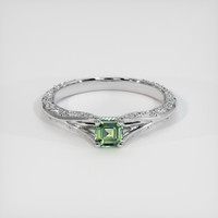 0.33 Ct. Sapphire Ring, 14K White Gold 1