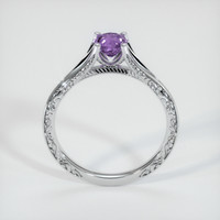 0.83 Ct. Sapphire Ring, 14K White Gold 3